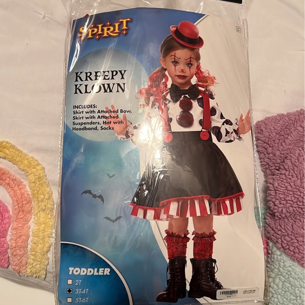 KREEPY KLOWN 3T-4T
